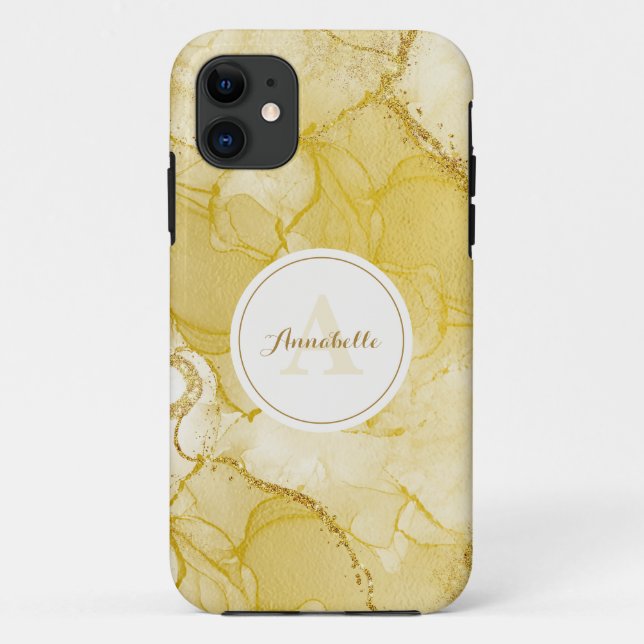 Coques Case-Mate iPhone Parties scintillant Gold Faux (Dos)