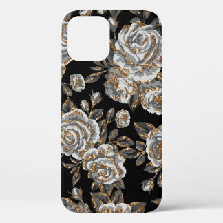 Case-Mate iPhone Case Parties scintillant Gold Floral : Étincelle Vintag