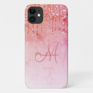 Case-Mate iPhone Case Parties scintillant Rose Peach Nom Étincelle Glam