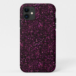 Coque Case-Mate Pour iPhone Parties scintillant rose sombre