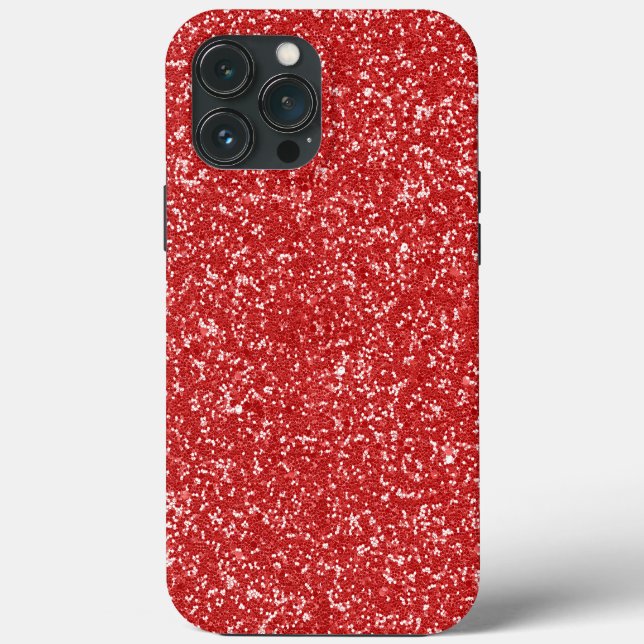 Coques Case-Mate iPhone Parties scintillant rouge (Verso)