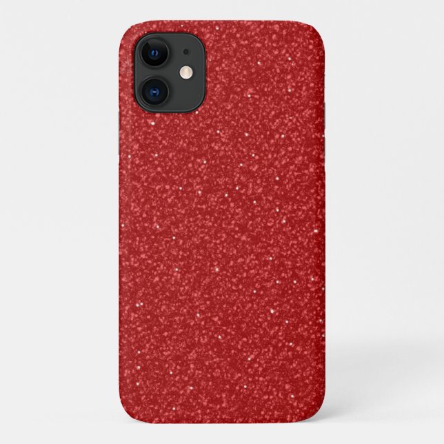 Coques Case-Mate iPhone Parties scintillant rouge (Dos)