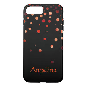 Etui iPhone Case-Mate Parties scintillant rouge noire personnalisée Fau