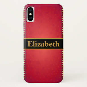 Case-Mate iPhone Case Parties scintillant rouge personnalisée Faux Foil