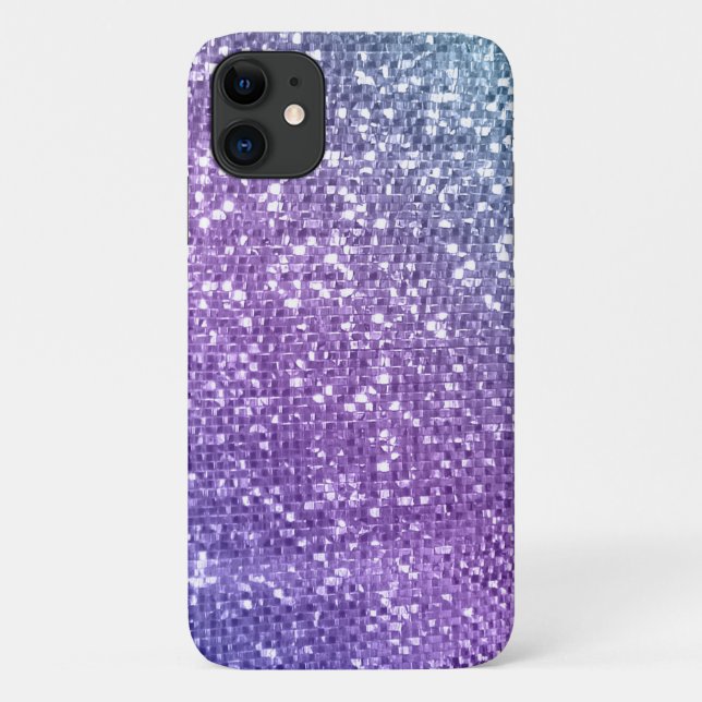 Coques Case-Mate iPhone Parties scintillant violet moderne Shimmer Girly O (Dos)