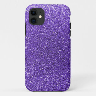 Coque iPhone 11 Parties scintillant violette