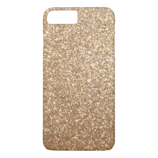 Case-Mate iPhone Case Parties scintillantes métalliques d'or rose d'en