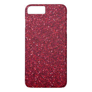 Coque Case-Mate Pour iPhone Parties scintillantes rouges élégantes Girly