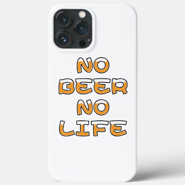 COQUES Case-Mate iPhone PAS DE BIÈRE PAS DE VIE (Verso)