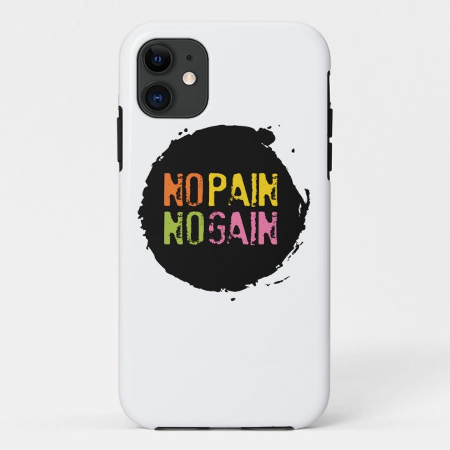 Coques Case-Mate iPhone Pas de douleur ni gain (Dos)
