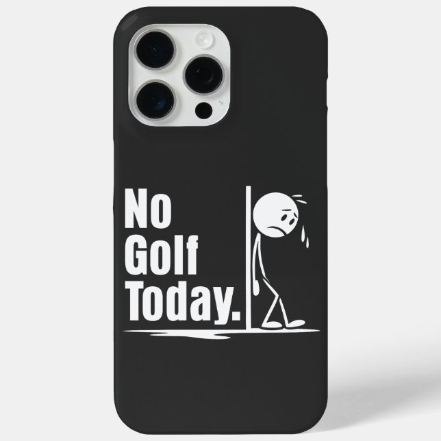 Coques Case-Mate iPhone Pas de golf aujourd'hui (Verso)