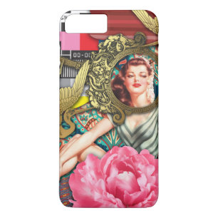 Coques Pour iPhone Pas de signal - Collage numérique de femme imperti