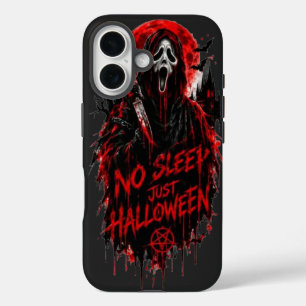 Coques iPhone 16 Pas de sommeil, juste un cri d'Halloween Design go