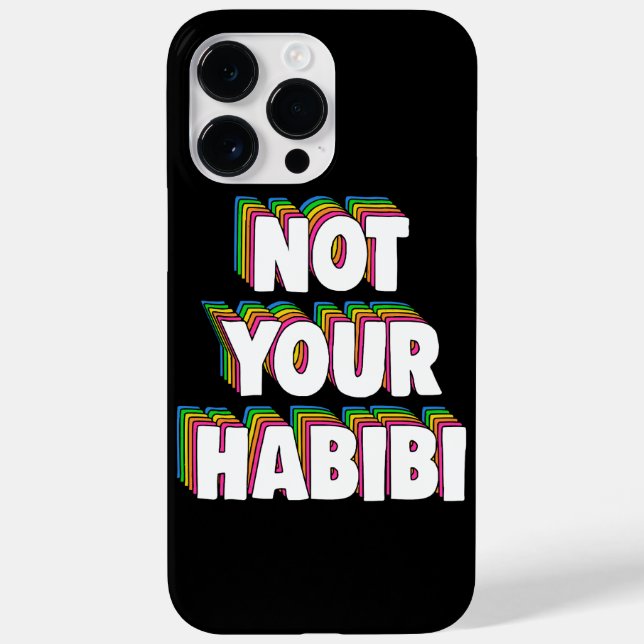 Coques Case-Mate iPhone Pas votre Habibi (Verso)