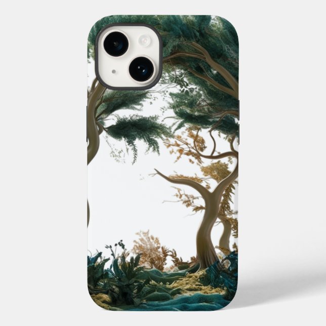 Coques Case-Mate iPhone Passerelle forestière enchantée - Artisti inspirés (Verso)