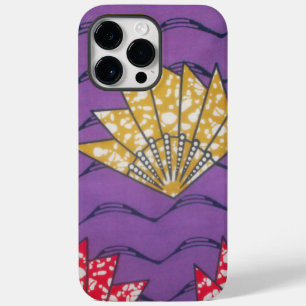 Coque Pour Pour iPhone 14 Pro Max Passion Pourpre Ventilateur ondulé abstrait est-