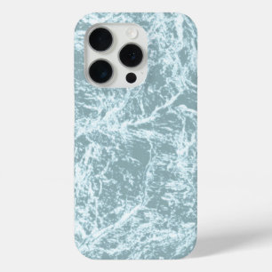 Coque iPhone 15 Pro Pastel Light Turquoise Abstrait