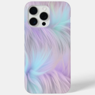 Coque iPhone 15 Pro Max Pastel Rainbow Fur