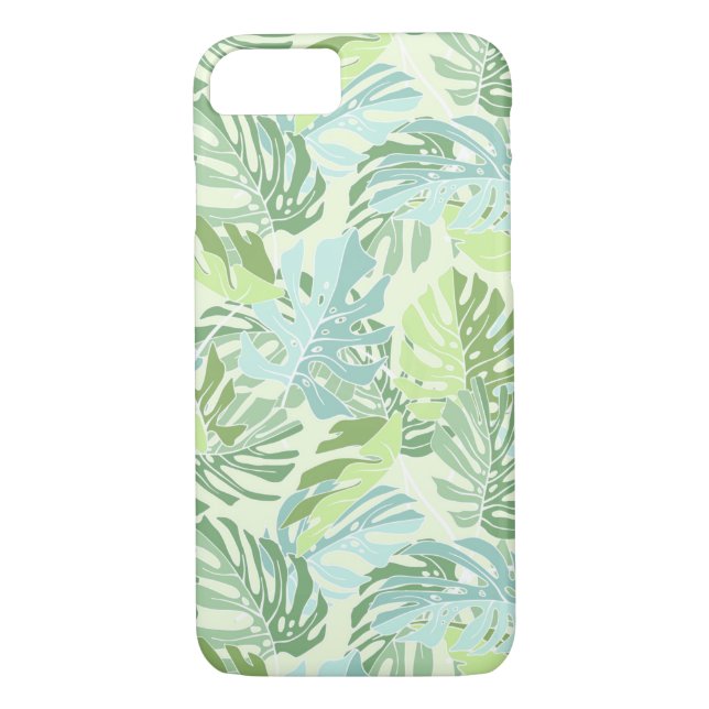 Coques Case-Mate iPhone Pastel Tropical Palm Leaves (Dos)