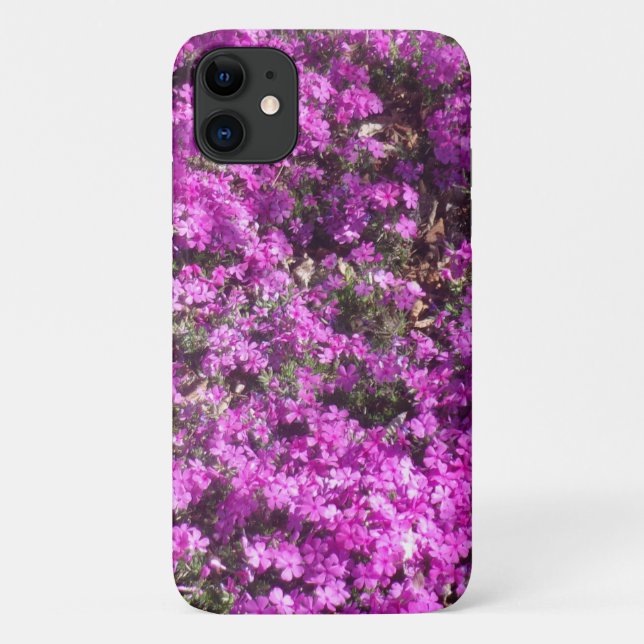 Coques Case-Mate iPhone Patch de fleurs roses (Dos)