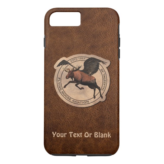 Coques Case-Mate iPhone Patch Flying Moose Aviation (Dos)