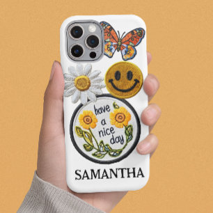 Coques iPhone 16 Patches Faux personnalisées Cadeau à la mode