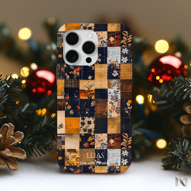 Coques Case-Mate iPhone Patchwork Harmonie Florale - Audacieux Artiste (Créateur téléchargé)