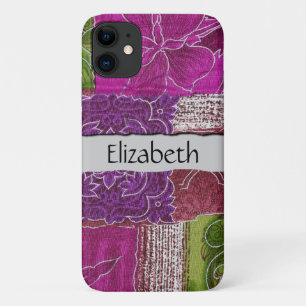 Etui iPhone Case-Mate Patchwork Pattern, Patchwork Background, Your Name