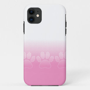 Coque iPhone 11 Pâtes Roses Et Blanches Avec Arrière - plan De New