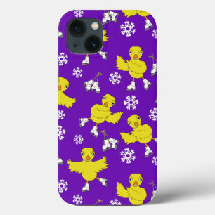 Case-Mate iPhone Case Patinage sur glace Chick Snowflake Motif