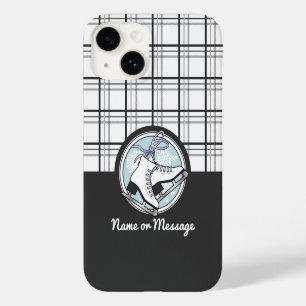 Coque Pour iPhone 14 Patinage Tartan moderne personnalisé