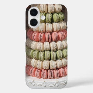 Coques iPhone 16 Pâtisserie Macaron Empilée