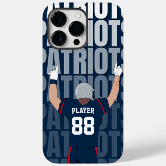 Coque Pour Pour iPhone 14 Pro Max Patriotes Personnalisés Jersey Football Américain