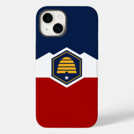 Coque Pour iPhone 14 Patriotic Apple Case-Mate, Utah Flag, USA
