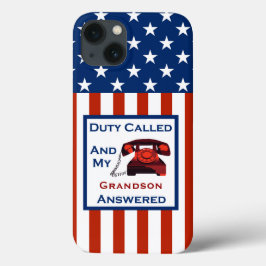 iPhone 13 Coque [Patriotique Américain]
