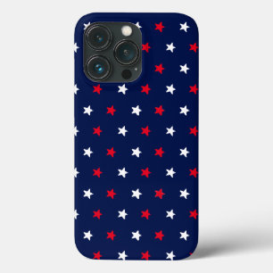 Case-Mate iPhone Case Patriotique rouge blanc et bleu marine étoiles mot