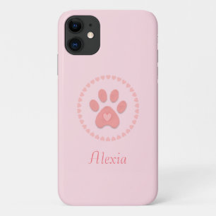 Case-Mate iPhone Case Patte de mignon animal de compagnie moderne avec d