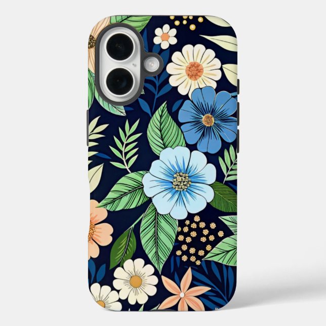 Coques Case-Mate iPhone Pattern Beautiful wildflowers (Verso)