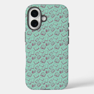 Coques iPhone 16 Pattern of books