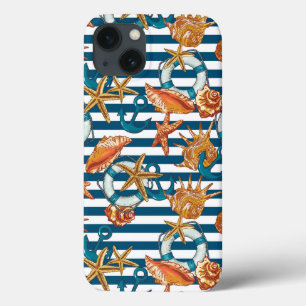iPhone 13 Case Patters de Sea Shell
