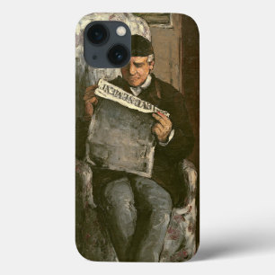 iPhone 13 Case Paul Cezanne le père de l'artiste, lisant le "v�