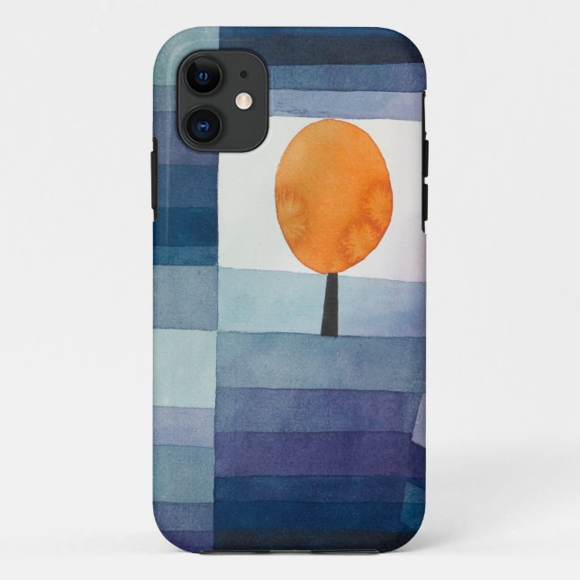Coques Case-Mate iPhone Paul Klee Abstrait Tree Blue Peinture (Dos)