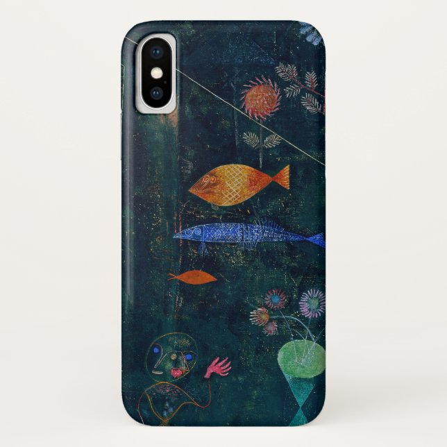 Coques Case-Mate iPhone Paul Klee Fish Magic Peinture Abstraite Art graphi (Dos)