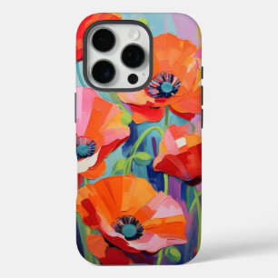 Coques iPhone 16 Pro Pavot rouge