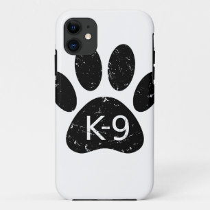 Coque Case-Mate Pour iPhone Paw Chien en Perdu Grunge K-9