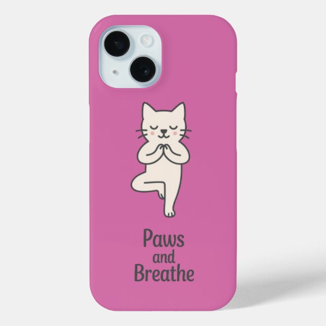 Coques Case-Mate iPhone Paws and Breathe (Verso)