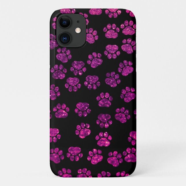 Coques Case-Mate iPhone Paws Roses, Parties scintillant, Parties scintilla (Dos)