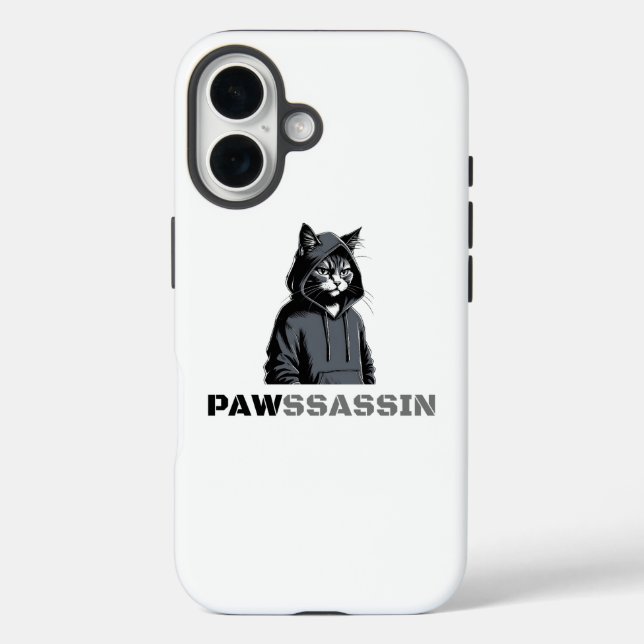 Coques Case-Mate iPhone PAWSSASSIN Cat Phone Case (Verso)