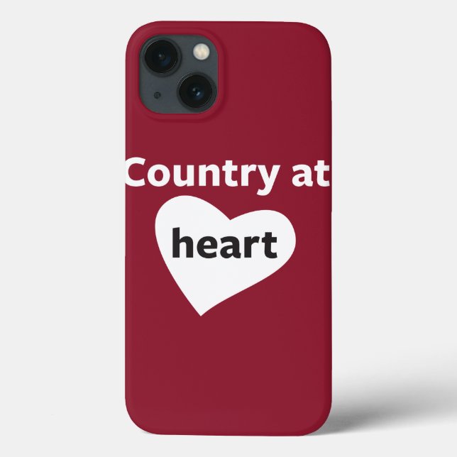 Coques Case-Mate iPhone Pays au coeur (Verso)