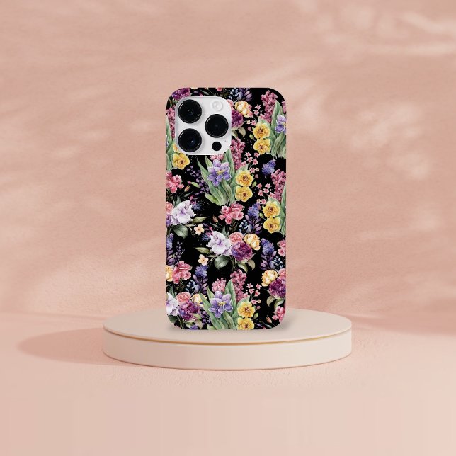Coques Case-Mate iPhone Pays Jolies fleurs de jardin sur Arrière - plan vi (Créateur téléchargé)